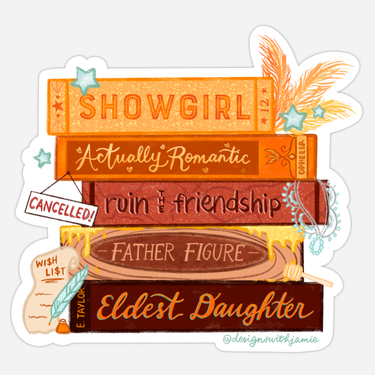 Taylor Swift Showgirl Album Eras Sticker